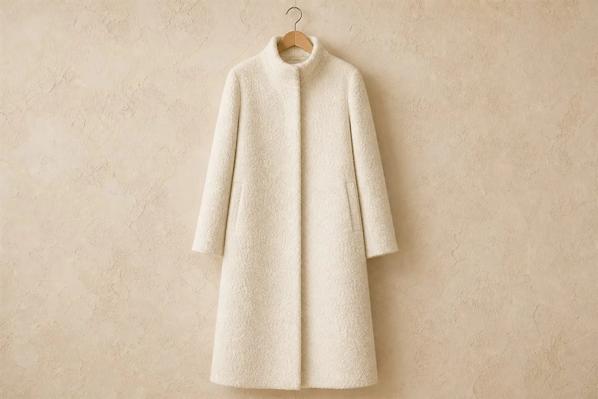 Edition Long Bouclé Wool Coat — Essential