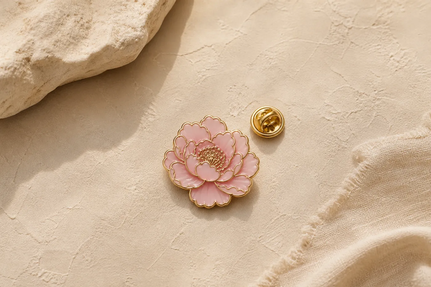 Collection Enamel Flower Pin Studio